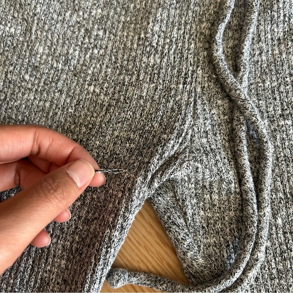 Fashion Nova Gray Ribbed Lounge Wear Set Small - Picture 10 of 16